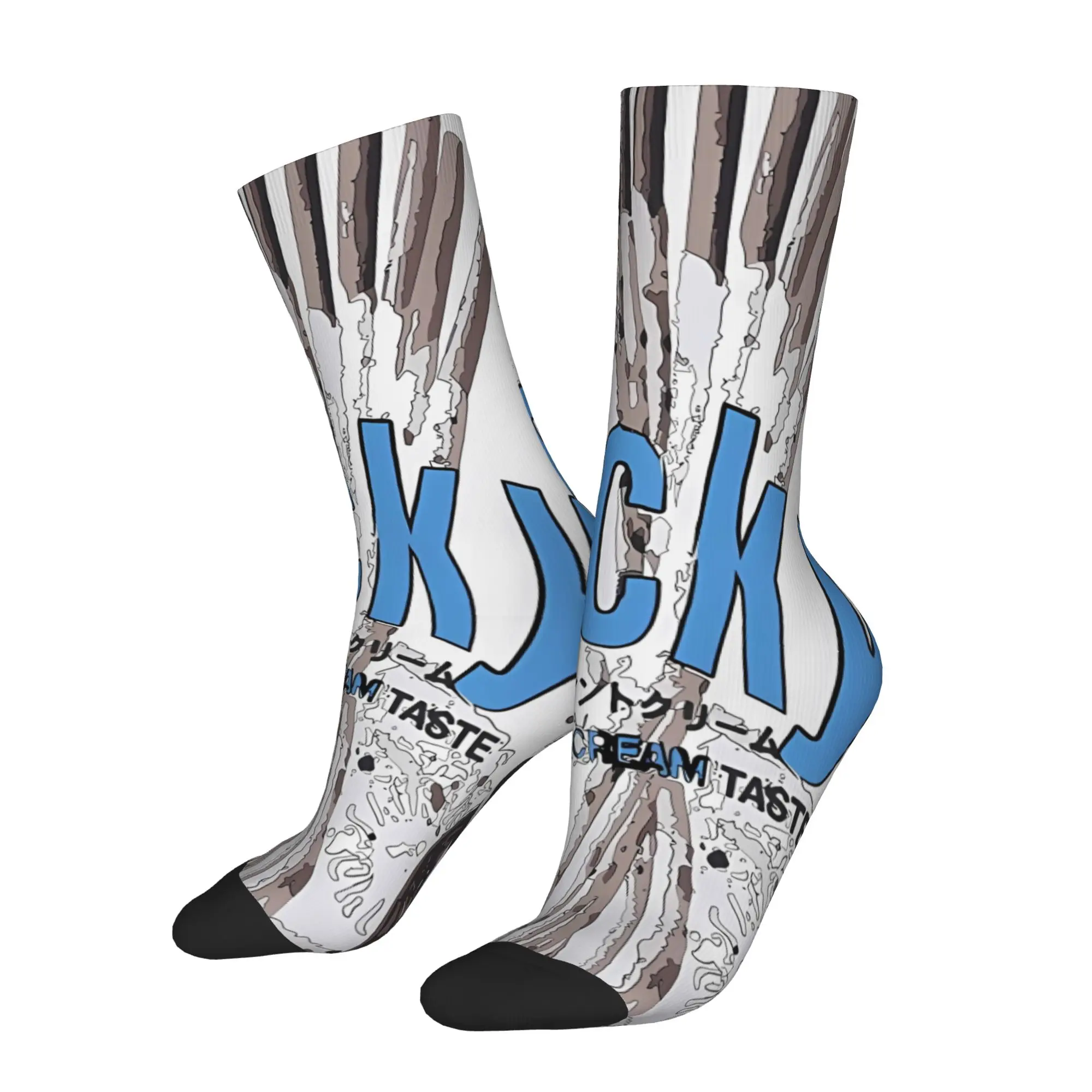 Calcetines divertidos con diseño de galletas y crema Pocky, calcetines Glico Snack Rock de calidad con estampado, calcetines novedosos para hombre