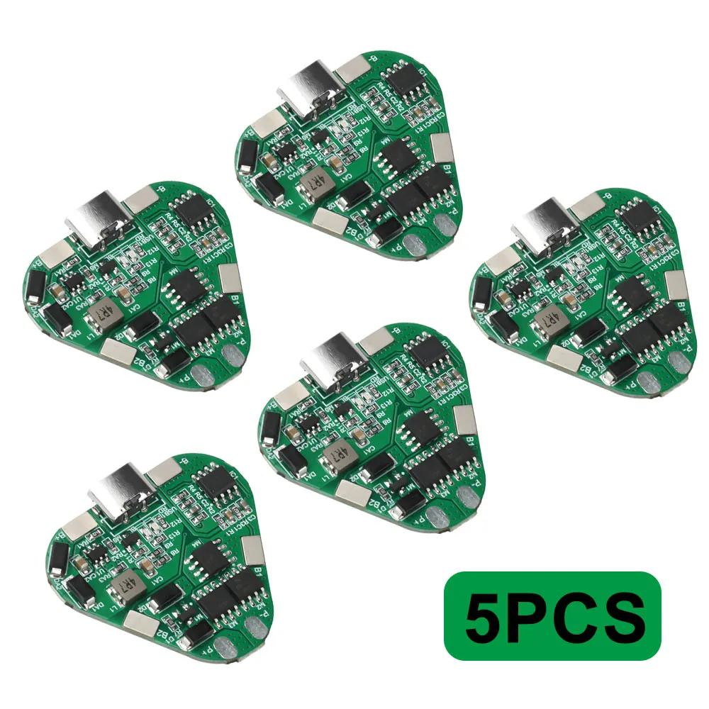 1-5PCS BMS 3S Type-C 18650 Lithium Battery Protection Board 12V 20A Safe Overcharge Discharge Short Circuit Protection