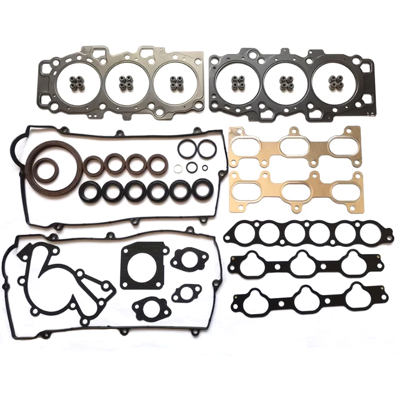 Kit completo de junta da cabeça do motor g6ba 2.7d, compatível com santa fe sonata tucson trajet sportage opirus optima grandeur v6, reconstrução de revisão
