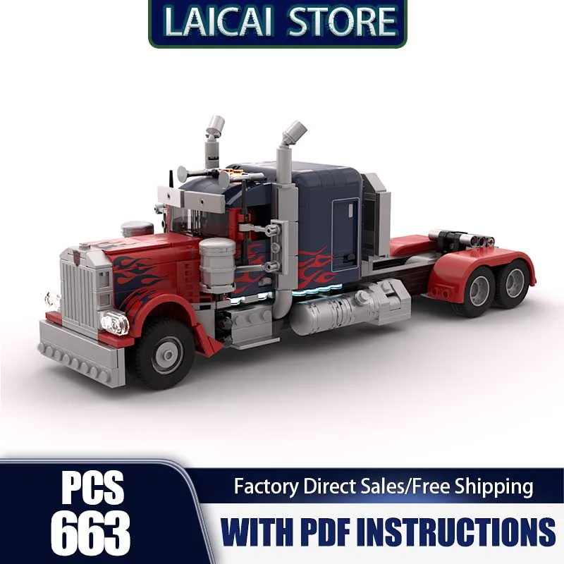 

Champion Speed Cars Model Moc Building Blocks TransForming Truck Model DIY Assembly Construction Christmas Toy Birthday Gifts