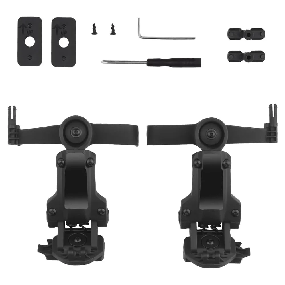 NEW Tactical Headset Rail Adapter for OPS Core ARC/Team Wendy Rails Airsoft Shooting Hunting Headphone Accessories Headset Mount