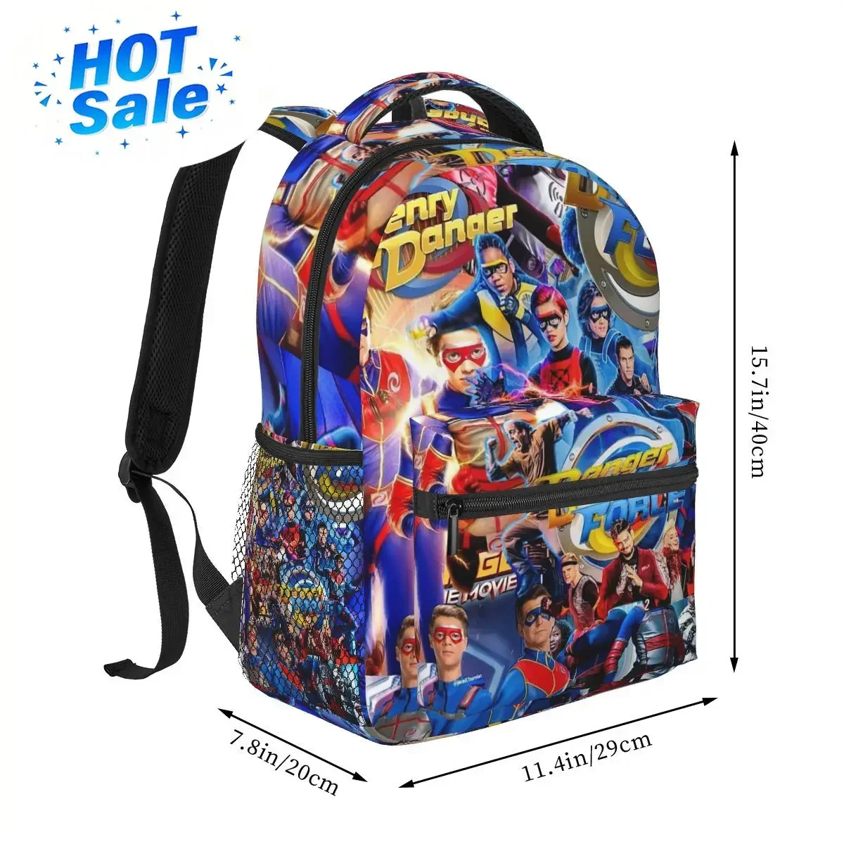 Custom Bag Henry Danger Backpack Hot Sale Daypack Large Capacity Children BookBag School Bag Shoulder Bags For Men Women