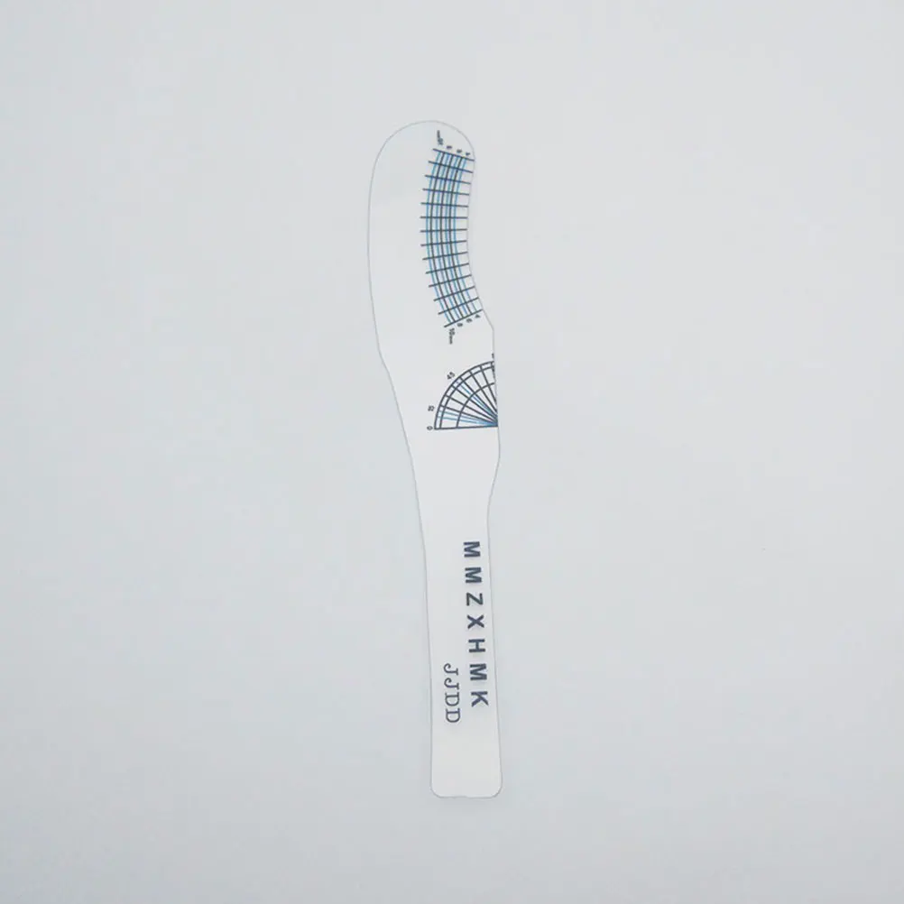 

10pcs Eyelash Ruler Professional Crafting Tool Durable Paper Measuring Ruler Compact Lightweight Travel Use Safe Eyes Skin