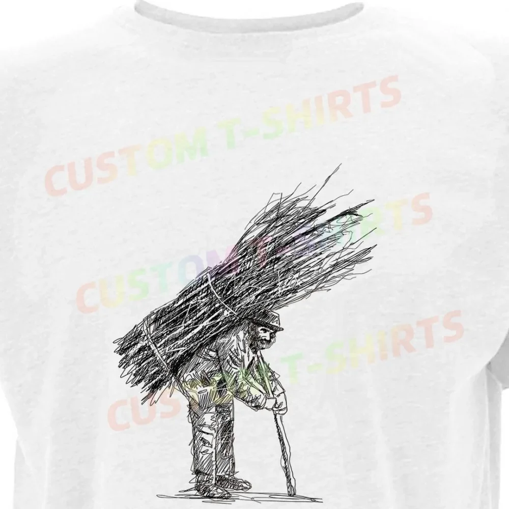 

45 139_Led_Zeppelin_IV Fans' comic-style hand-drawn pattern T-shirts for both men and women in summer
