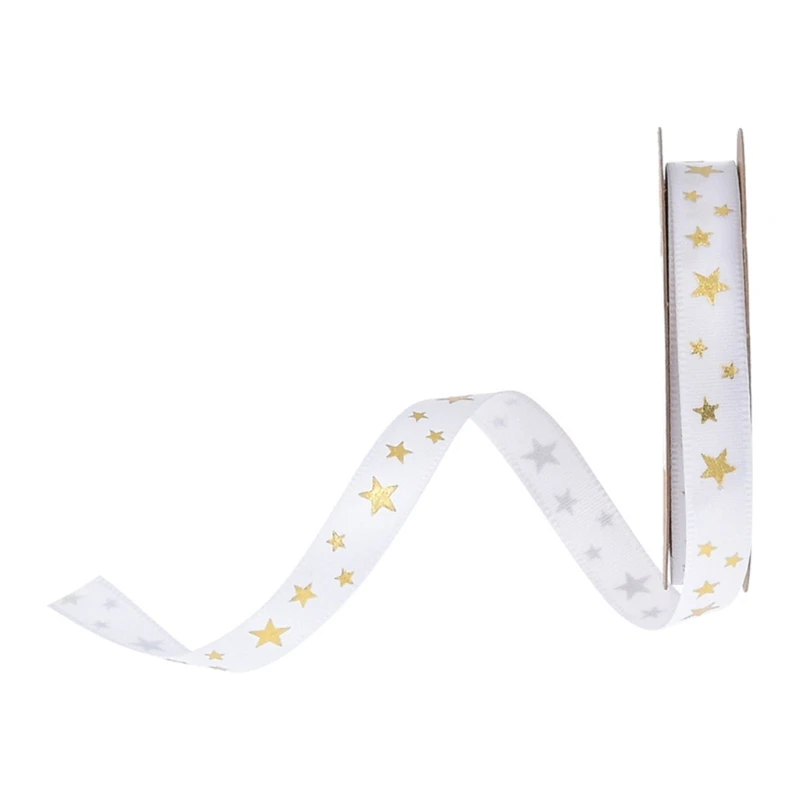 Christmas Decoration Polyester Ribbon DIY Sewing Green White Red Ribbon