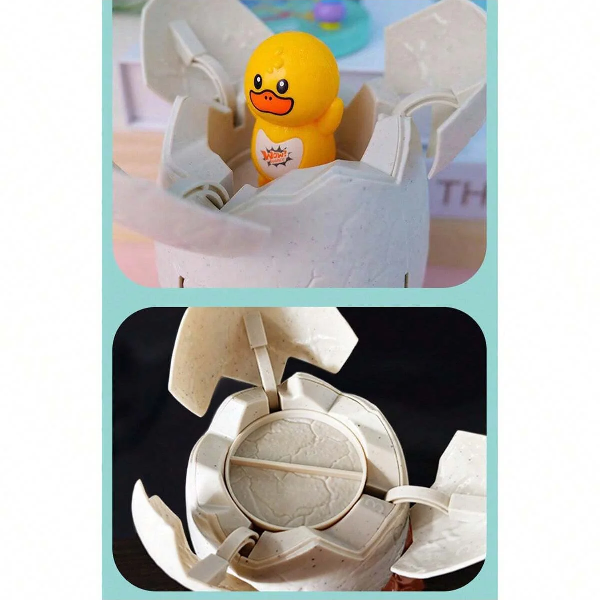 Desktop Games Party Creative Prank Toys Four Pirate Bucket Dinosaur Chicken Duck Penguin Egg Toys