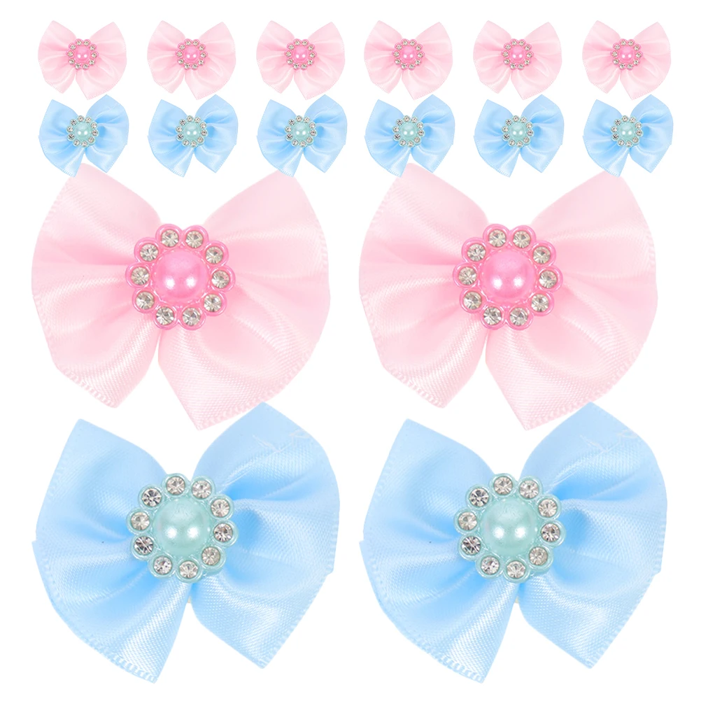 

30pcs Pet Butterfly Hair Ties Bowknot Design Comfortable Elastic Bands Durable For Dogs Cats Small Large Puppies Grooming