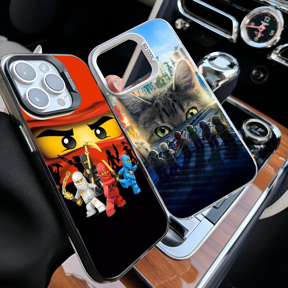 L-Lego N-Ninjago Phone Case For iPhone 16 15 14 13 12 11 Pro Max X XR XSMAX 8 7 Plus Matte Shockproof Back Cover