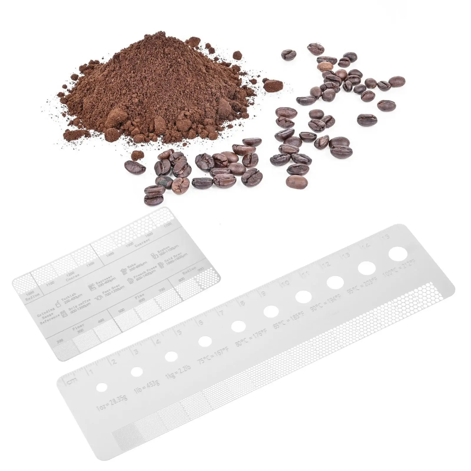 Ground coffee Sizes Measuring Green Bean Size for Cafes Coffee Maker