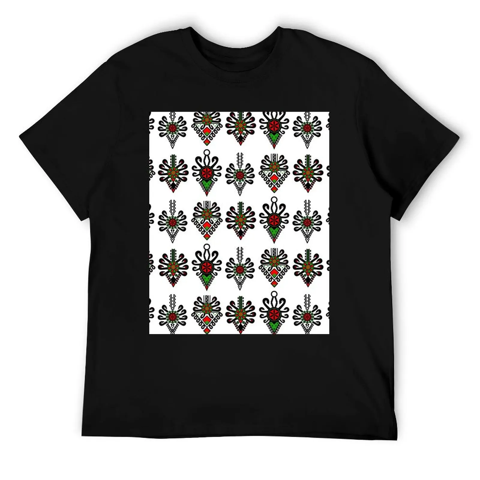 

Folk pattern of Polish highlanders - Parzenica T-Shirt cotton t shirt man printed t shirts for man T-Shirt