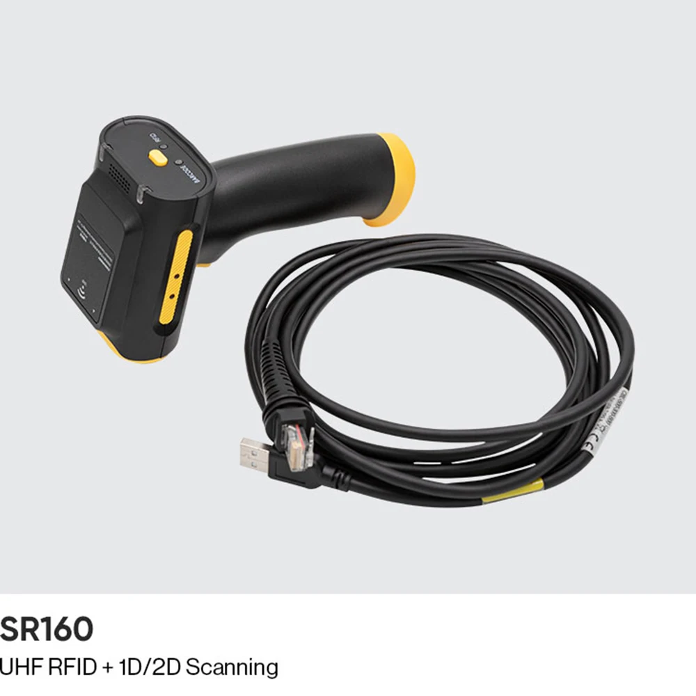 Imagem -03 - Chainway-pistola Portátil Barcode Scanner Leitor Uhf Scanner Rfid Impinj E310 1d 2d Bluetooth Inventário de Varejo Sr160