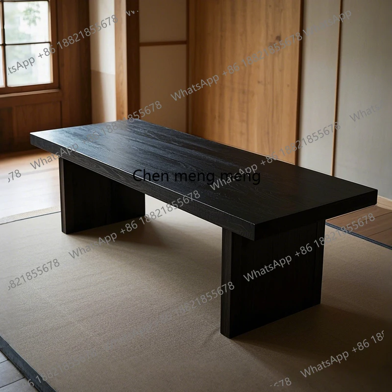 Modern Waterproof Dining Table Italian Luxury Japanese Restaurant Dining Table Salon Serving Drinks Wood Muebles
