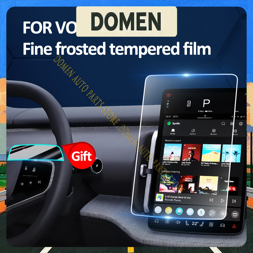 DOMEN For Volvo EX30 central control screen navigation protection tempered film modification special automotive interior accesso