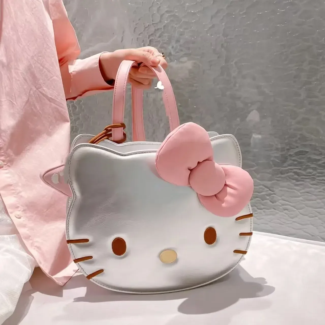 Kawaii cartoon character helloKitty schoolbag sweet cute popular backpack student high quality large capacity backpack wholesale