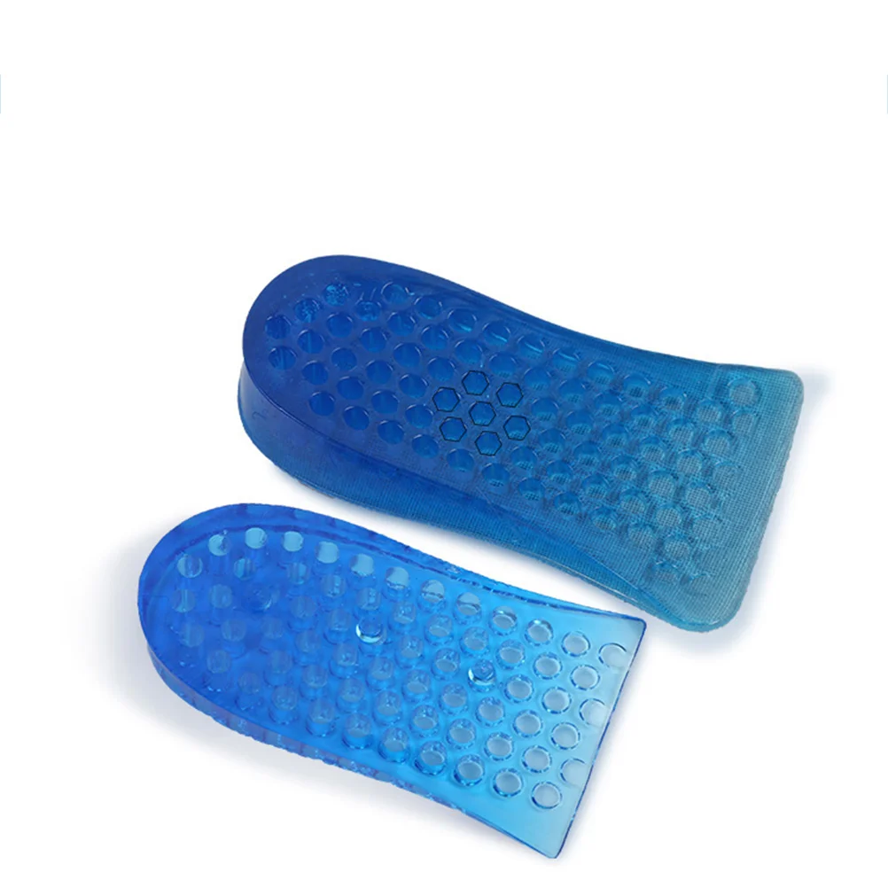 

Insole Height Lift Pad Invisible Heel Double Layer Silicone Insoles Shoes Honeycomb