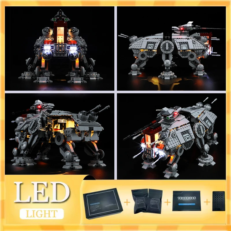 

DIY LED Light Kit For LEGO 75337 AT-TE Walker (Only LED Light,Without Blocks Model)