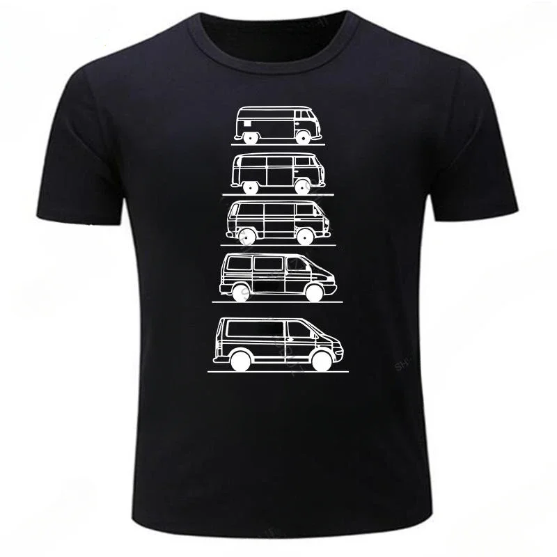 Camiseta de Vater de piel T4 Tag Van Geschenk para hombre, camiseta para adolescente, camiseta de verano para hombre, camiseta trasportatori camper en maschera