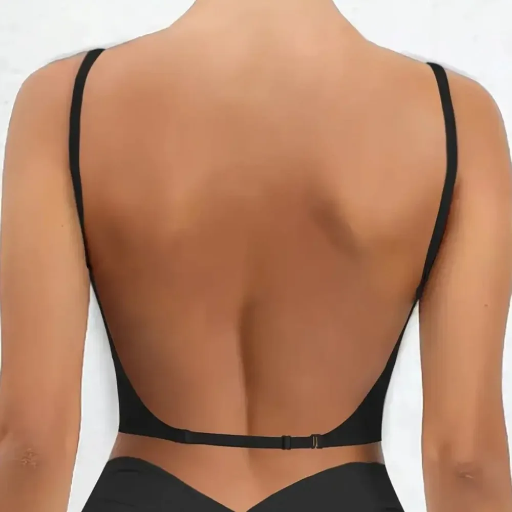 

Fashion Comfortable Push Up Bra Seamless Wearable Outside U Back Bra Multi-Way Straps Summer Design Beauty Back Bra Daily