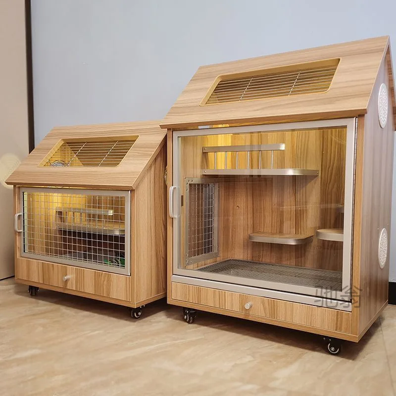 Cat special cage, squirrel, squid rat, solid wood ecological board, villa cabinet cage, pet cabinet cage, honey glider nest