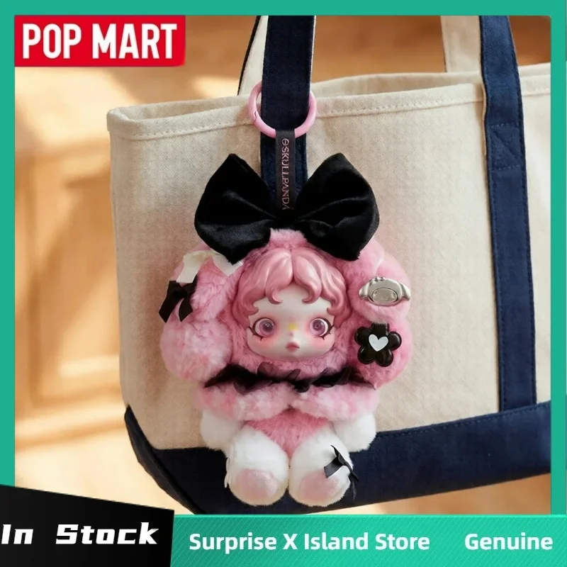 

Оригинальный плюшевый кулон серии Popmart Skullpanda X Melody Kuromi, совместная кукла Sanrio, кавайная кукла, фигурка, подарок на день Святого Валентина