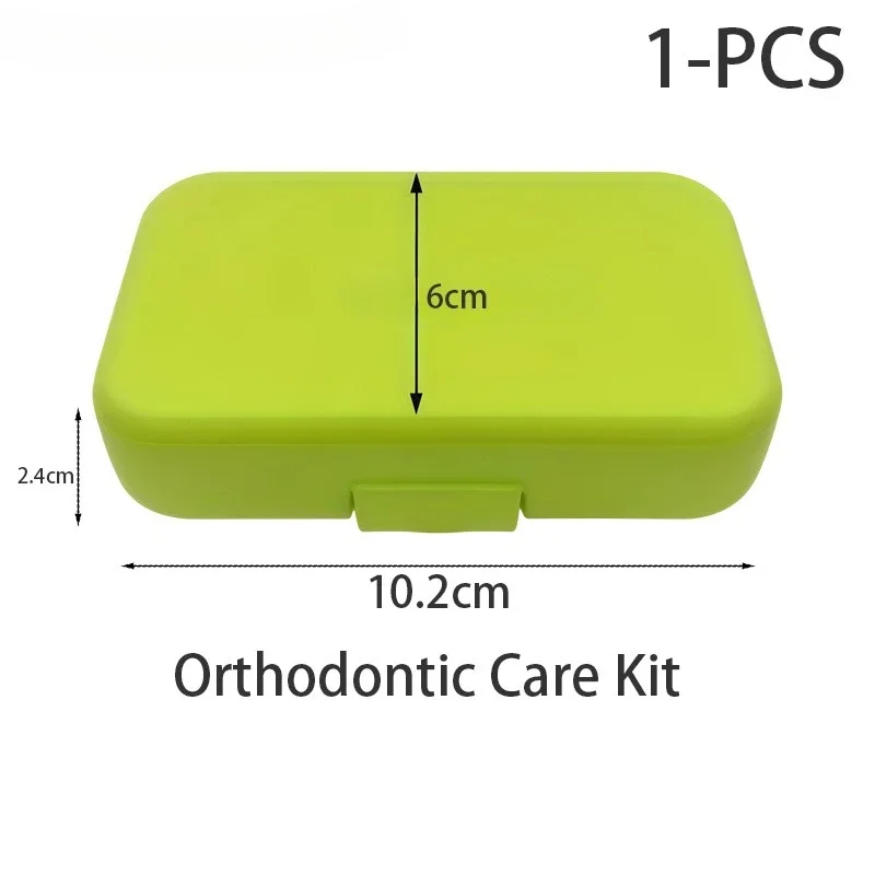 Dental Cleaning Care Kits Portable Travel Oral Cleaning Kits Detachable Toothbrush Interdental Brush Tongue Scraper Storage Case