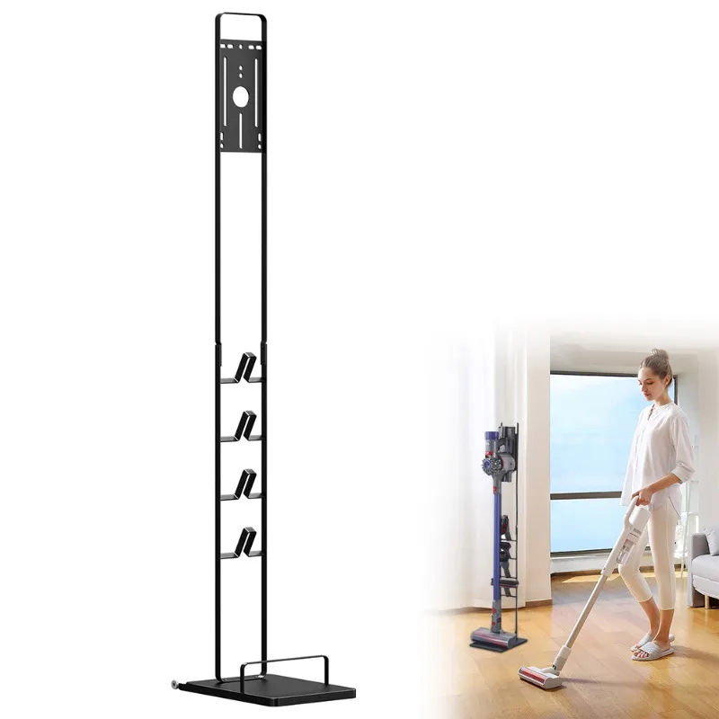 Vertical Vacuum Cleaner Storage Organizer, Sturdy Storage Rack for Vacuum Cleaners and Accessories, Home Cleaning Tool Holder