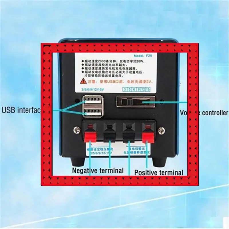 

Premium 20W Outdoor Multi-Function Portable Manual Crank Generator USB Charging Hand Crank Generator Emergency Survival Power