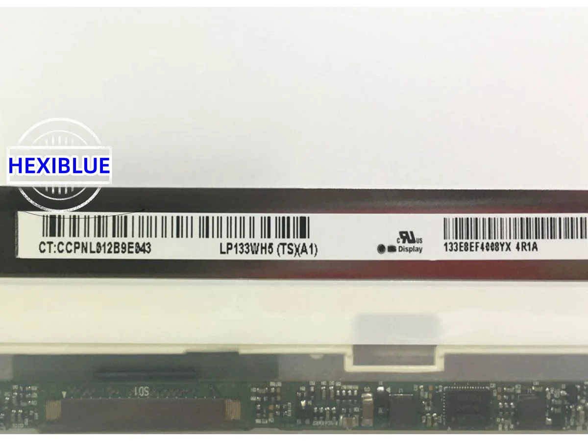 شاشة LCD للكمبيوتر المحمول ، 13.3 بوصة ، LP133WH5-TSA1 ، LP133WH5(TS)(A1) ، LP133WH5 TSA1 ، لـ HP spece XT Pro13 ، 1366x768 LVDS ، 40Pins