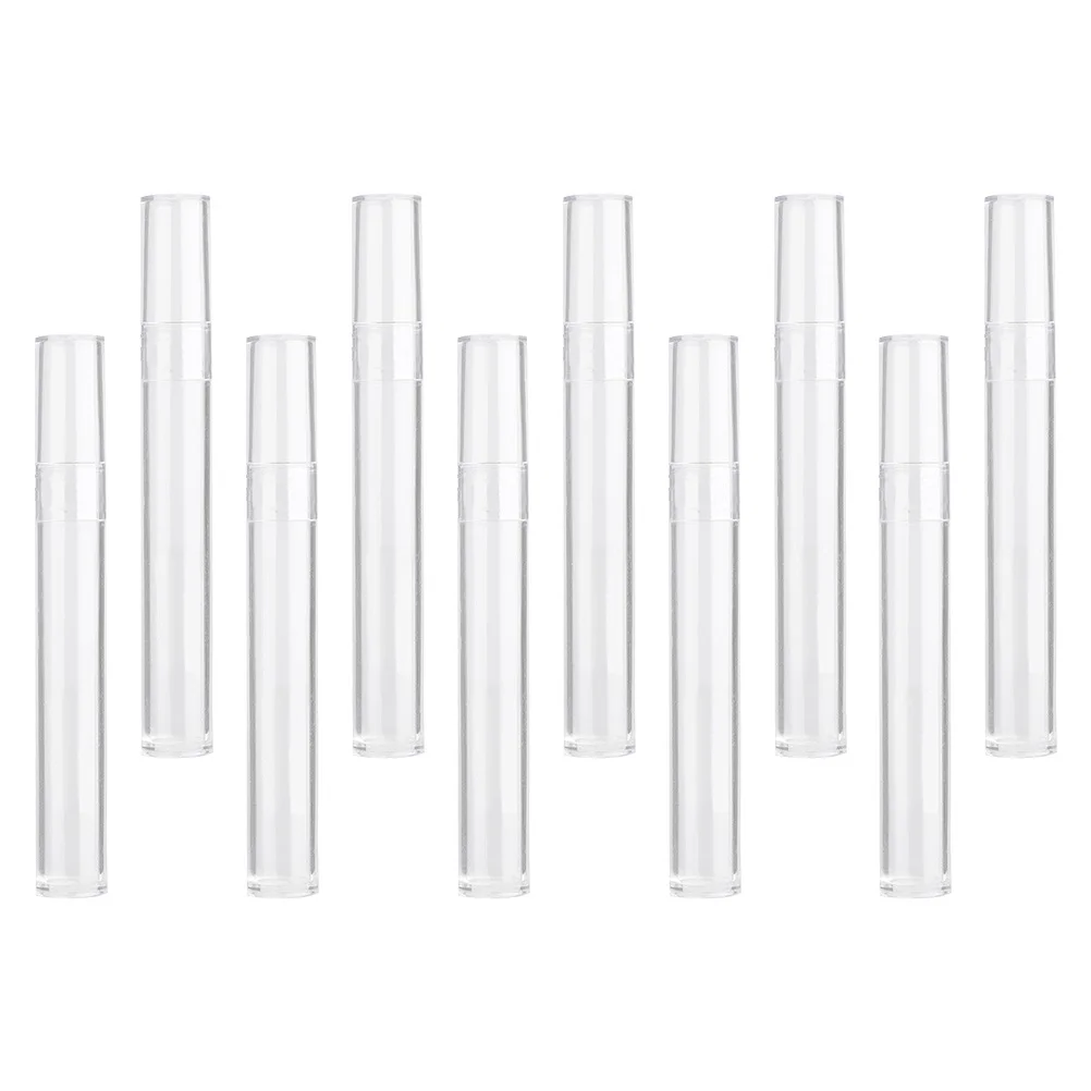 10 szt. Przezroczyste pojemniki na pęsety do rzęs, organizer na igły, mały przenośny pojemnik z tworzywa ABS na narzędzia do makijażu