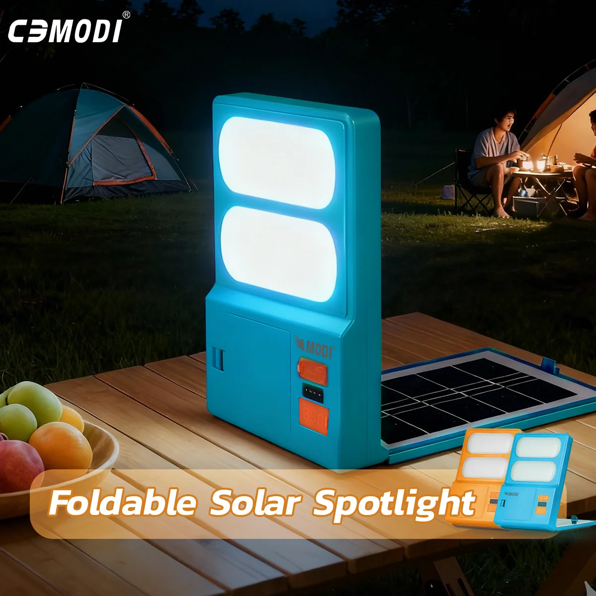 

Солнечная лампа для кемпинга емкостью 6000 мАч, портативная и складная, 4 режима освещения, водонепроницаемая для кемпинга на открытом воздухе, экстренной помощи, вечеринок и пеших прогулок