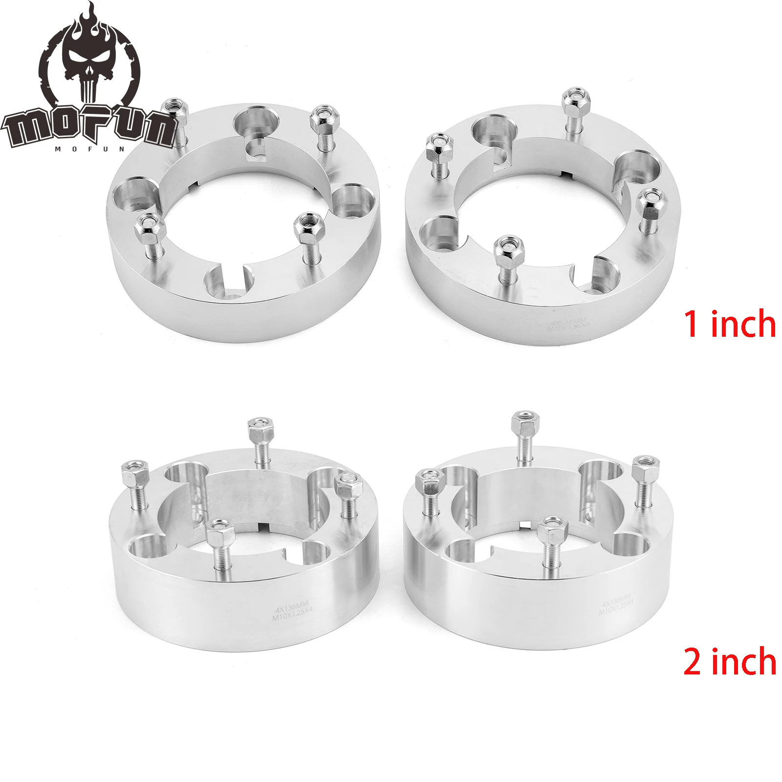 

2pcs UTV ATV 1.5 / 2 Inch Wheel Spacer Adapter for Can-Am Outlander Renegade Commander Defender Traxter Maverick Sport Trail