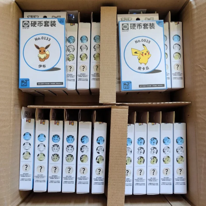 在庫あり本物のカード簡体字中国語バージョン-ptcg-151-王コインセットと-ex-コインセットバトルゲームカードホリデーギフト在庫あり