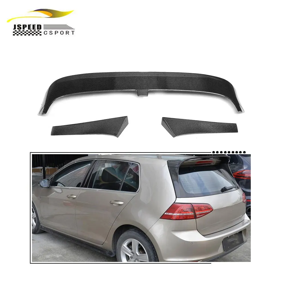 

Suitable for Carbon roof spoiler Suitable for the Volkswagen Golf 7 VII MK7 hatchback 4-door 2014-2017