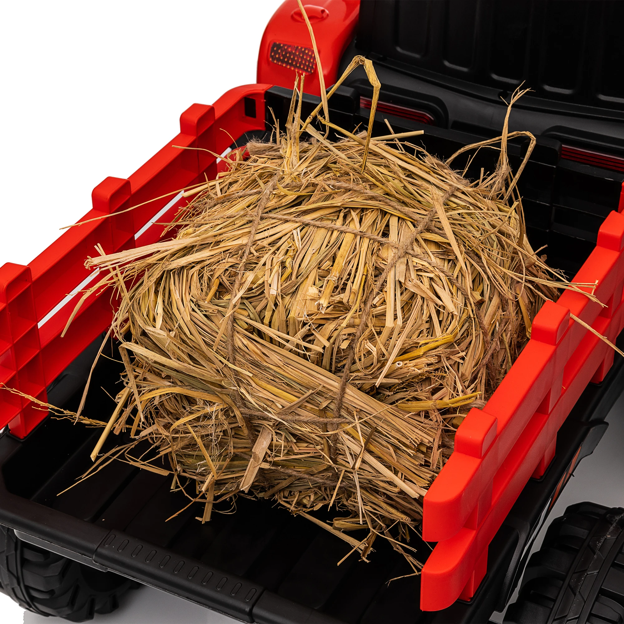 24V 400W Kids Ride-On Tractor + Trailer Toys Car Parent Remote 3-Speed LED USB/MP3/Bluetooth Power Display 2-Point Belt ﻿