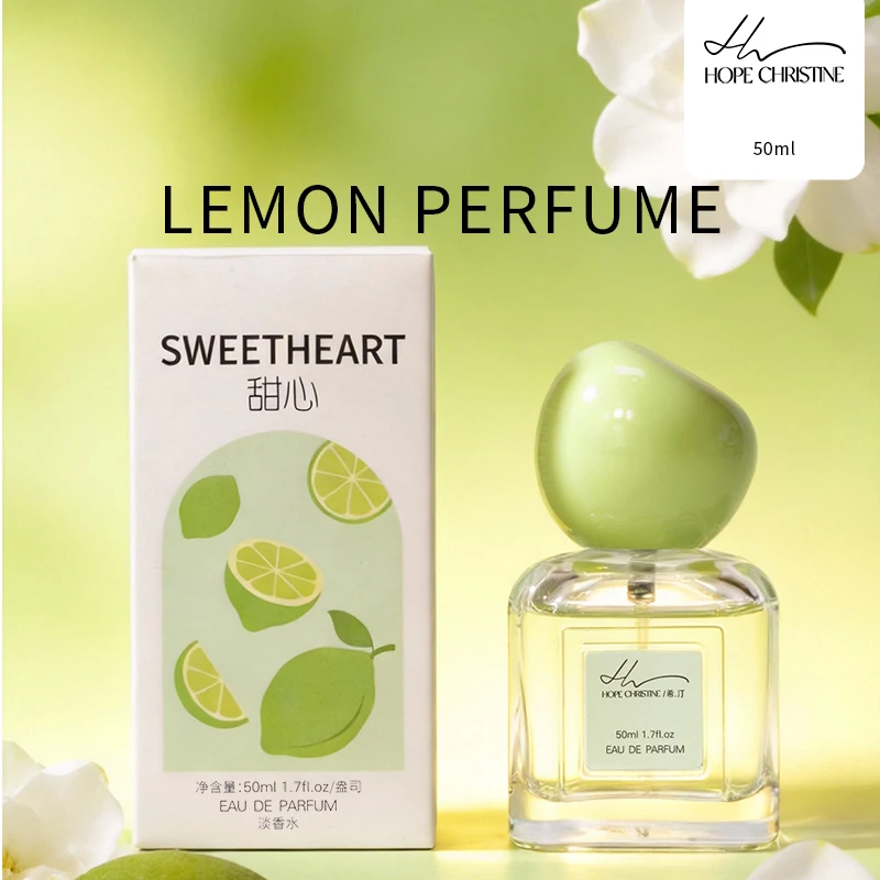 

HOPE CHRISTINE Brand Lemon Scent Women's Perfume Fruity Fragrance with Pleasant and Sweet EAU DE PARFUM 50ml