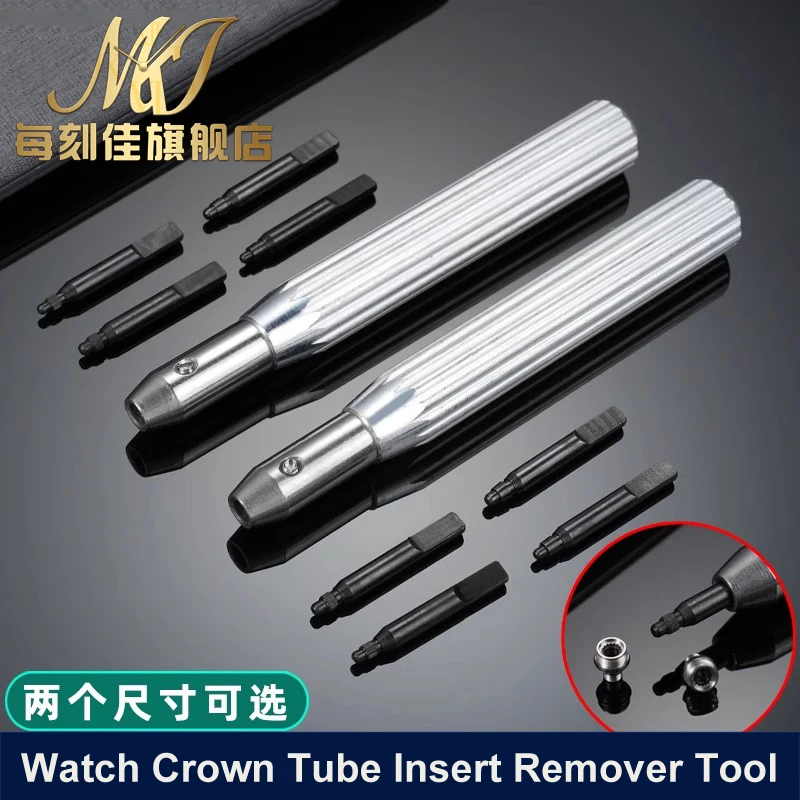 Watch Crown Tube Insert Remover Tool with Steel 4 Pins for Rolex Case Removing Tube Y0686 2.2mm 1.8mm Precision tools