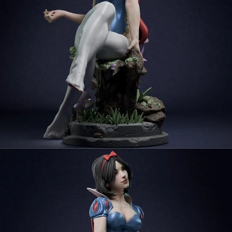 1/24 Scale Cute Ancient Princess Resin Figure Assembled Model Kit Fantasy Hobby Miniature GK Toy  Self-Assembled 3D printing