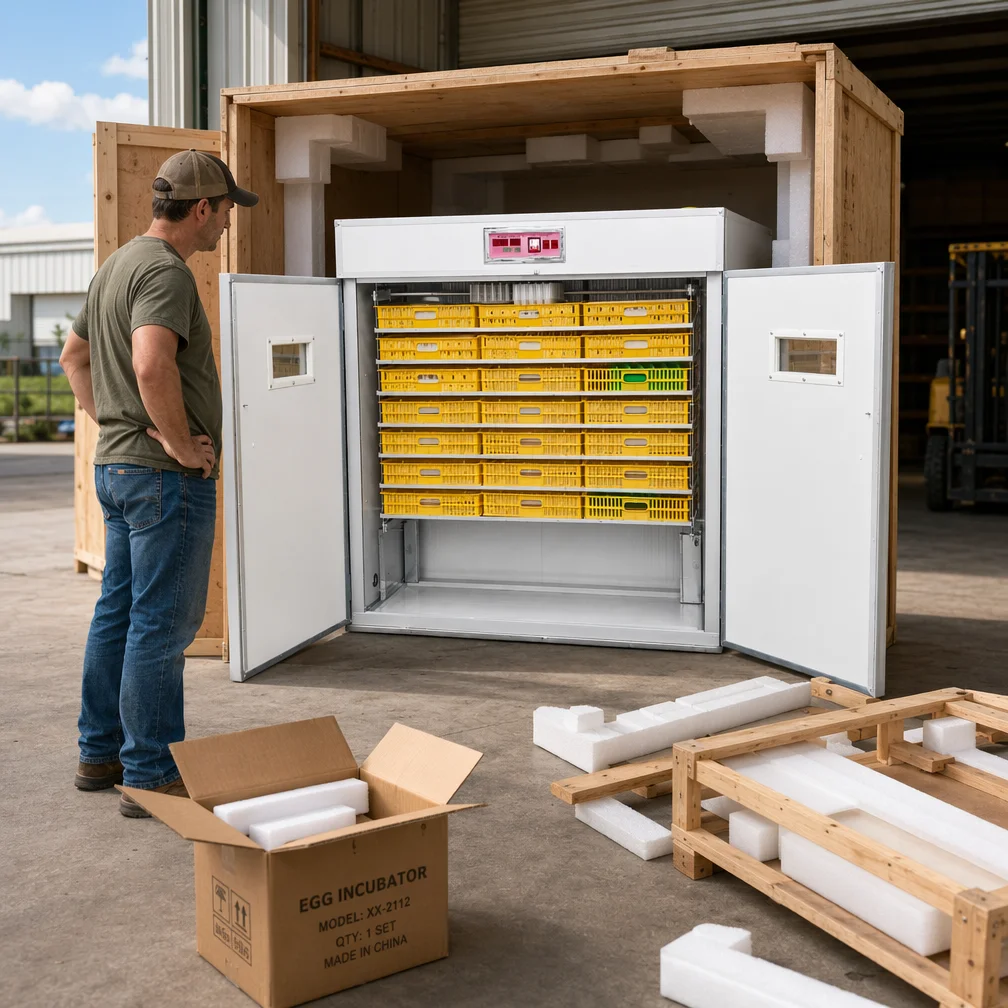 New Automatic Electric 220V High Productivity 1848 Chicken Egg Incubator And Hatcher For Poultry Farm Use