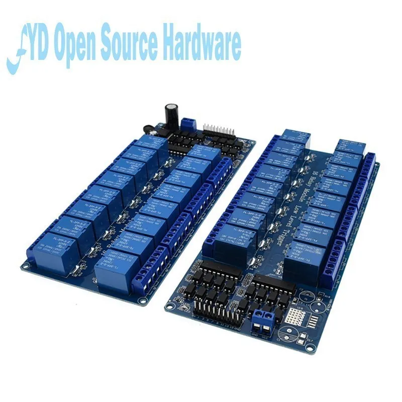 16 channel relay module with optocoupler protection LM2596 power control board module 5V or 12V for arduion raspberry