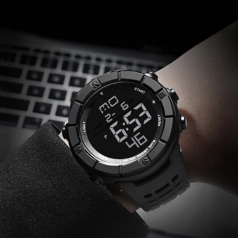 OTS Military Digital Alarm Watch for Men Sport Watch Waterproof Outdoor Relogio Masculino Gift