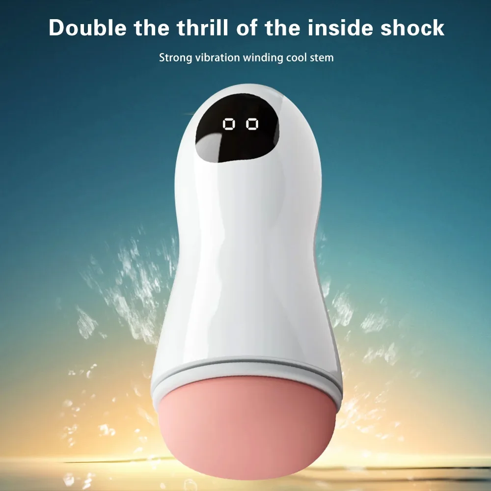 التلقائي ذكر الاستمناء كأس الاهتزاز اللسان المهبل الحقيقي جيب كس هزاز الجنس لعب للرجال اللسان آلة تهتز #4