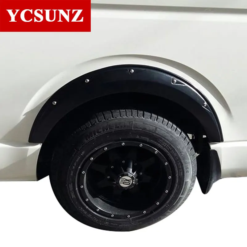 2005-2019 Fender Flares For toyota hiace commuter van Fender Accessories Mudguards For toyota hiace wheel arch kits Flare Ycsunz