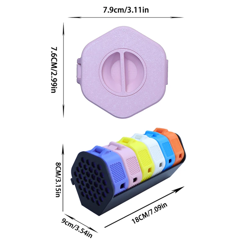 Cable Organizer Rotating Cable Winder Box Plastic Portable Wire Storage Case Phone Holder Mouse Wire Earphone Cord Storage