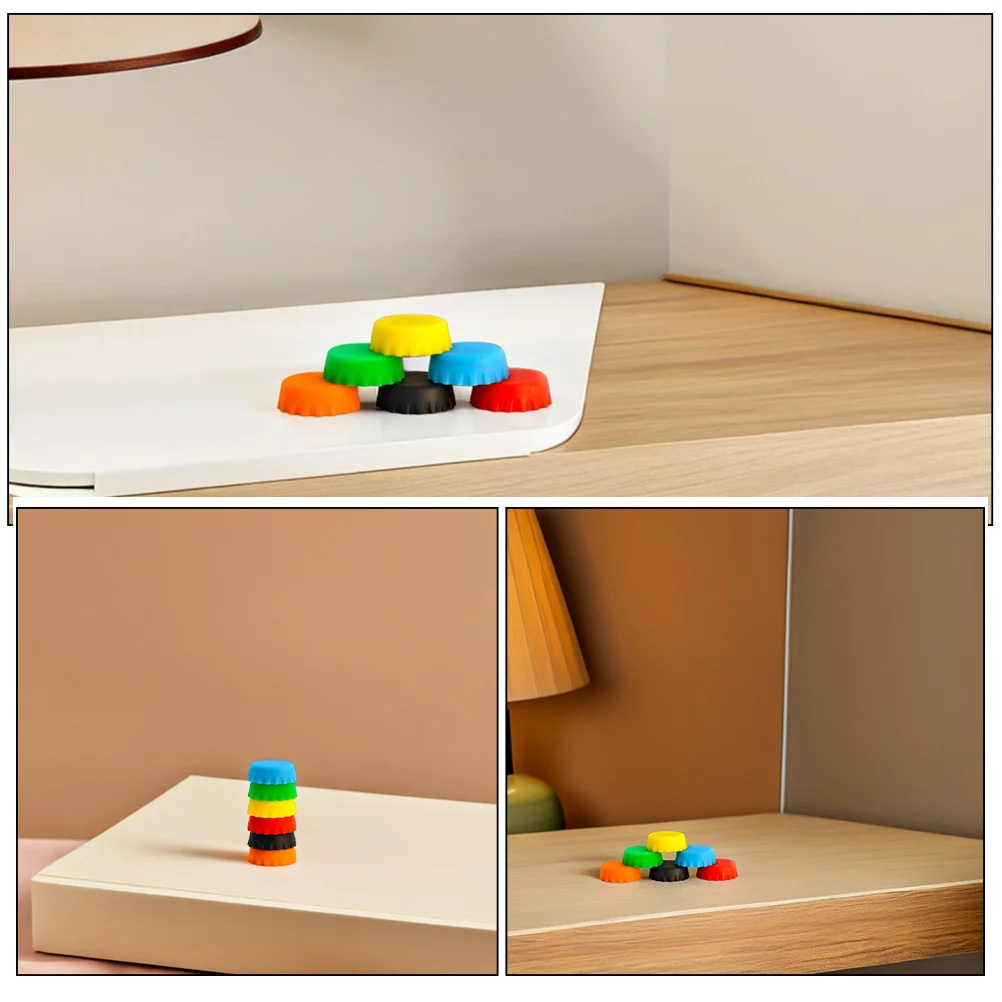 6 قطعة أطباق تغذية الزواحف السيليكون حافة واسعة مقاومة للانسكاب طبق طعام المياه الضحلة للسحاليات Geckos السلاحف الحيوانات الأليفة الصغيرة سهلة