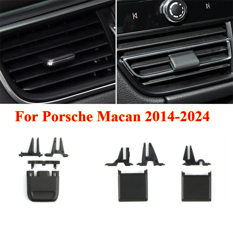 

1PCS Car Front Rear Console Air Conditioning AC Vent Grille Clip Slider Repair Kit Applicable To Porsche Macan 2014-2024