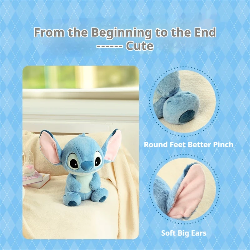 Miniso Stitch D isney Doll Kawaii wypchane zwierzę wiszące na ścianie wypchane zwierzęta wystrój pluszowe poduszki pluszowe zabawki na urodziny dzieci