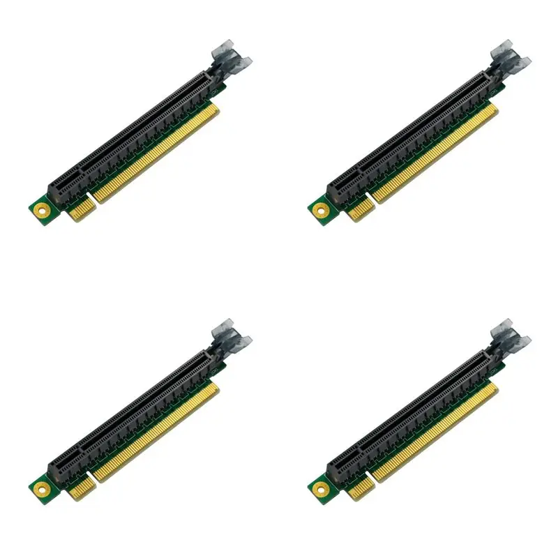 ABRI-4X PCIE 16X Riser Card Adapter PCI Express 3.0 PCI-E To PCI-E 16X Slot Converter 90 Degree Connectors For 1U Server