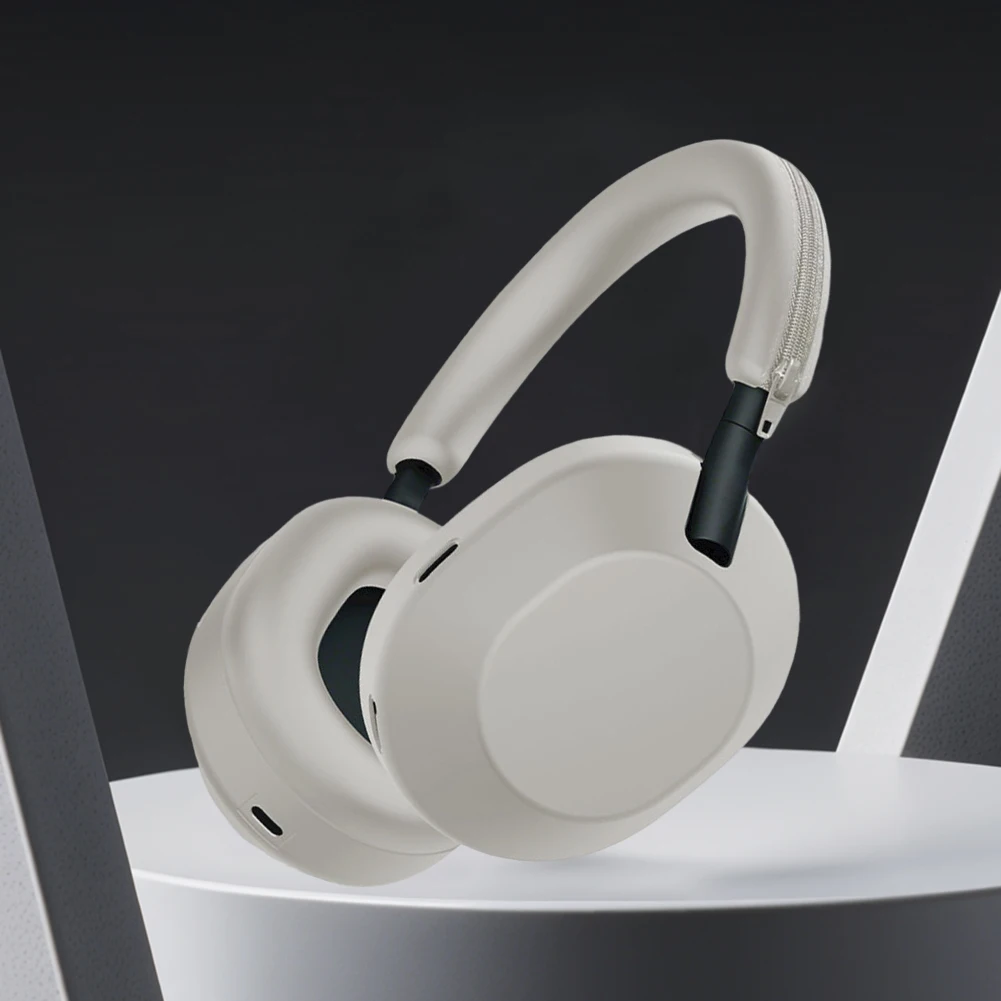 3Pcs Silicone Headphone Cover Headbeam/Earmuff Sleeve/Shell Replacement Headphone Pads Headphone Ear Cushion for Sony WH-1000XM6