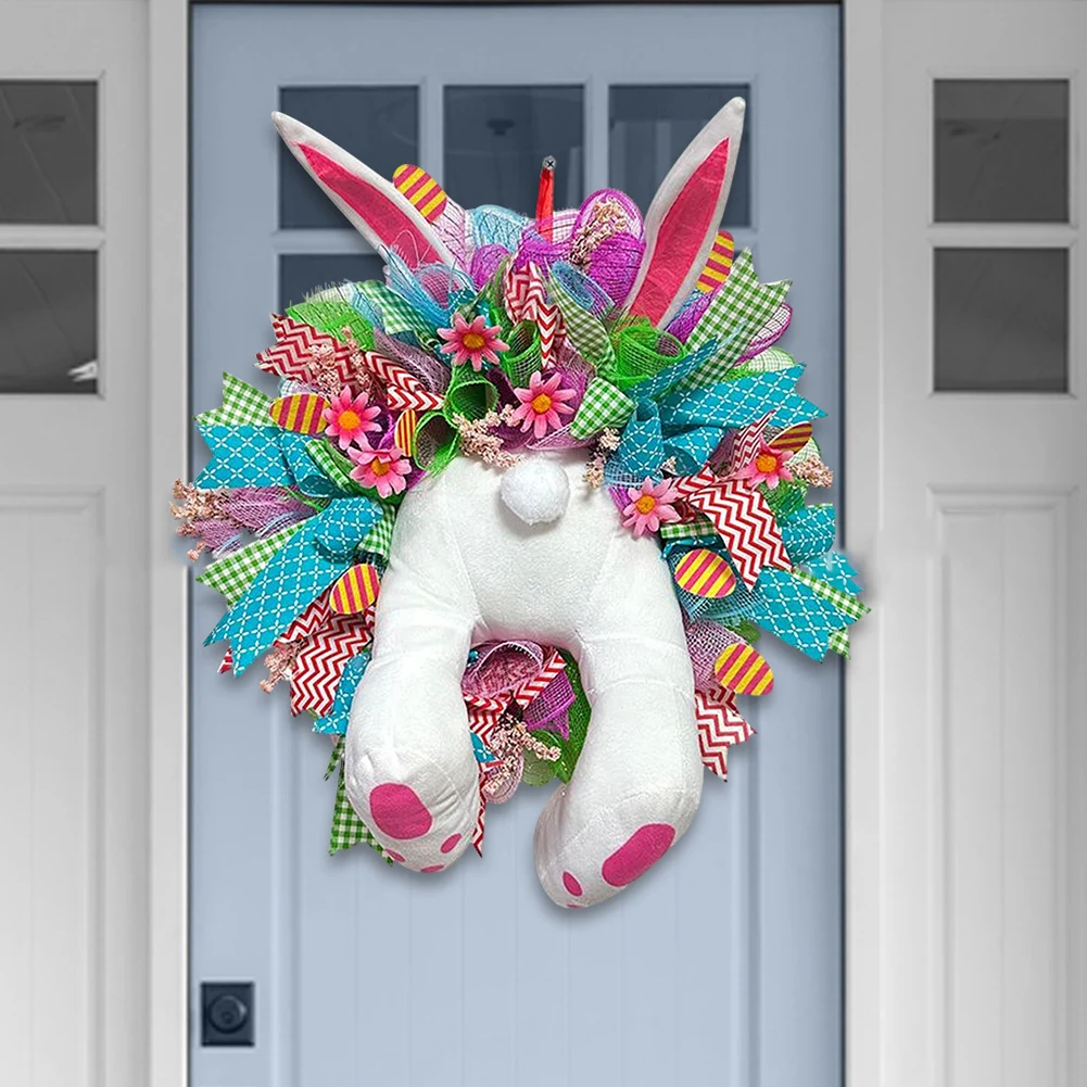 Easter Wreath Door Pendant Durable Exquisite Hanging Handiworks For Vehicle