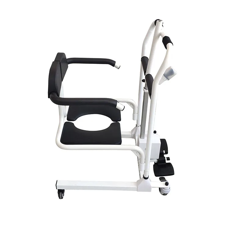 Senyang Electric Bedside Wheel Toilet Chair Move Nursing Hydraulic Lift Patient Transfer 3 In 1 Commode Chair